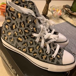 Cheetah High Top Converse
